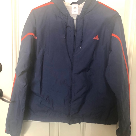 Adidas Ladies Navy Blue Jacket-Large - Picture 2 of 8